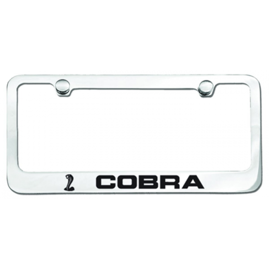 Contour de Plaque Chromé avec logo COBRA +...