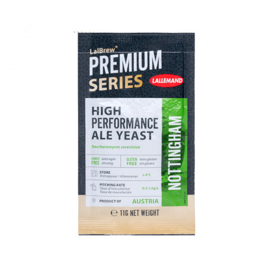 Lallemand Nottingham Haute Performance Dry Ale Yeast (11 g)