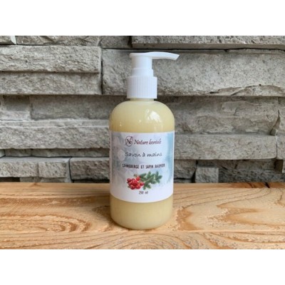 Savon à mains - Canneberge sapin baumier