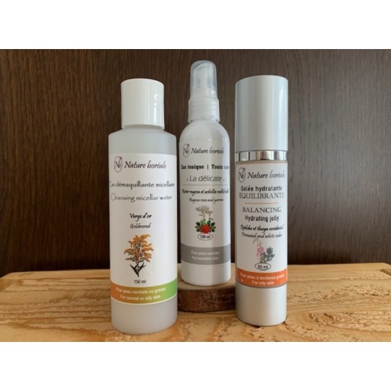 Trio Les essentiels pour peau grasse et à problèmes