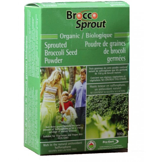 Brocoli germé biologique en poudre NutraSprout