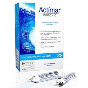 Actimar plasma marin isotonique - 30 ampoules de...