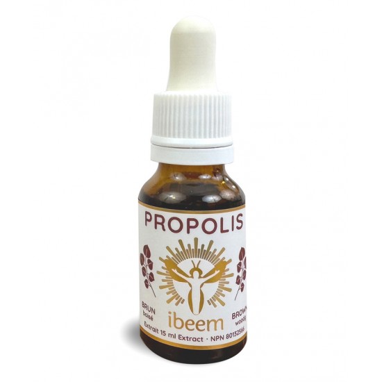 Gouttes de Propolis brune de peuplier (teinture)