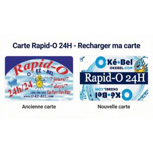 Carte Rapid-O de 24$  (Nouvelle Carte)