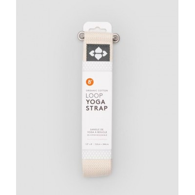 Sangle de Yoga 8' - Coton naturel