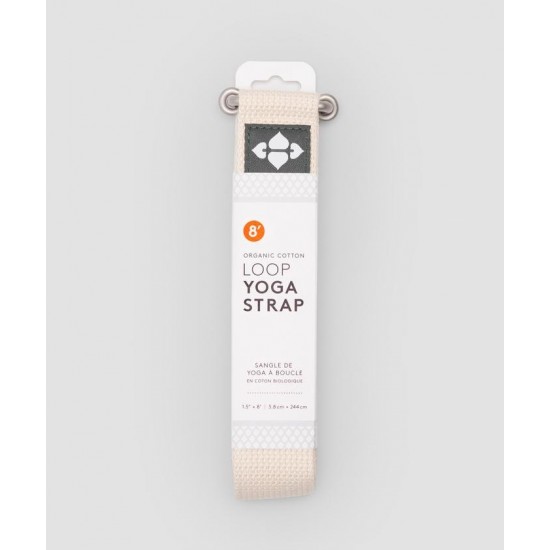 Sangle de Yoga 8' - Coton naturel