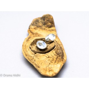 Boucles d'oreilles  labradorite arc-en-ciel pour...
