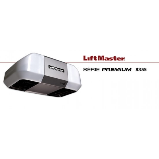 lift master 8355w  Mécanisme: courroie •Moteur:...