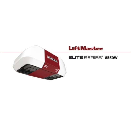 lift master 8550W  Mécanisme: courroie •Moteur: DC •Force: 3/4 CV WI-FI