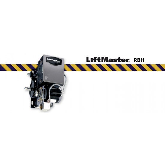 LiftMaster RBH •Mécanisme: à arbre secondaire •Plus de 12 cycles par heure