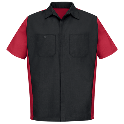 Chemise de travail à bouton à panneau...
