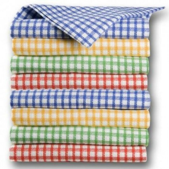 Linges à vaisselle «gaufré» (paquet de 12)