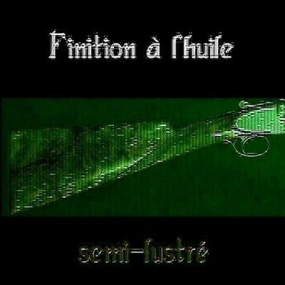 Finition crosse à l’huile semi-lustré