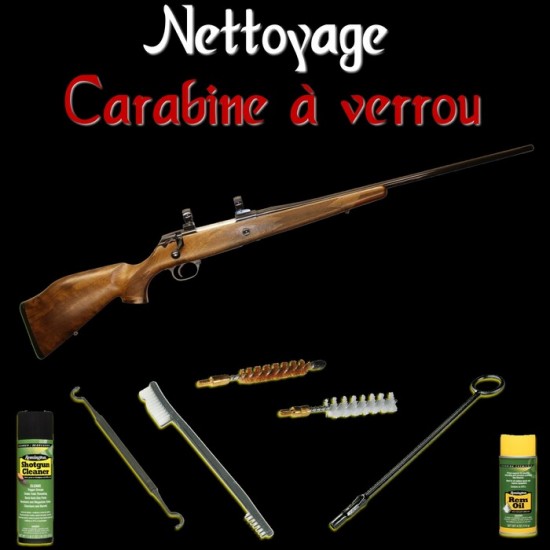 Nettoyage carabine à verrou