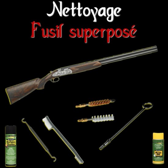 Nettoyage fusil superposé