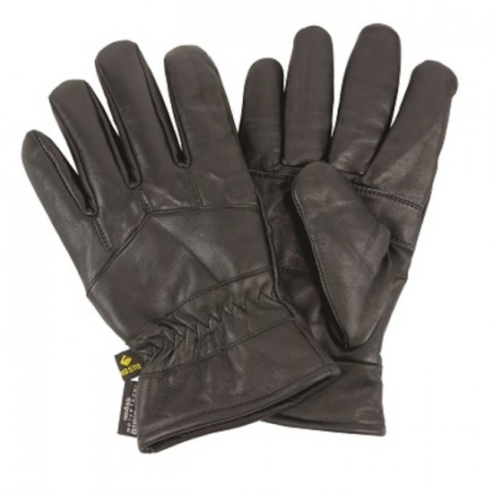 MKG350 Gants style conducteur en cuir pleine fleur, doublés