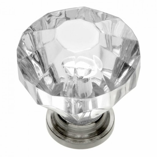Bouton cristal-acrylique