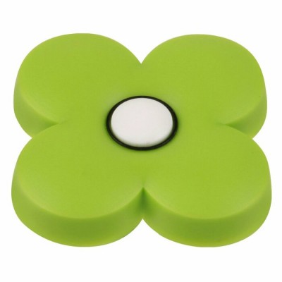 Bouton Fleur verte -Le coin des enfants
