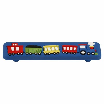 Poignée train bleu 96 mm - Le coin des enfants Poignée train bleu 96 mm - Le coin des enfants