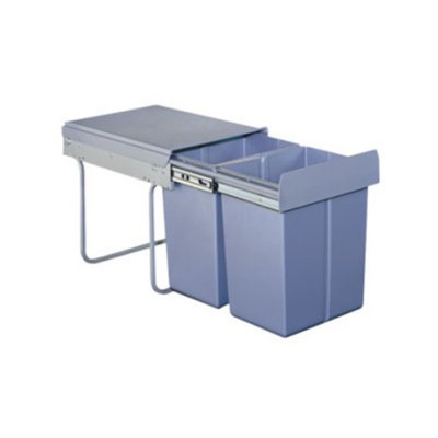 Poubelle double 20 litres