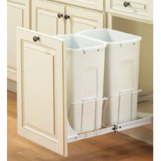 Poubelles Double coulissante 20 litres