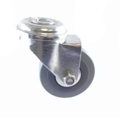 Roulette Pivotante à œillet 75mm