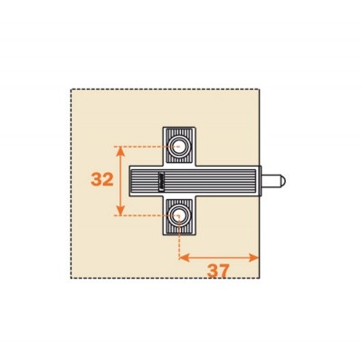 Adaptateur Salice pour amortisseur  