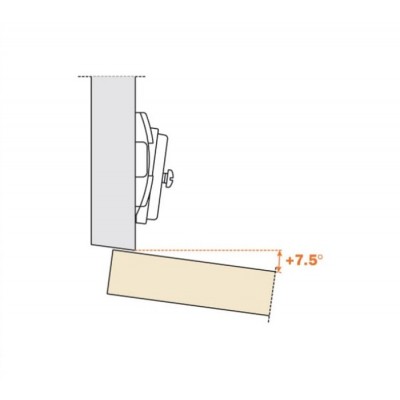 Embase Salice inclinable 