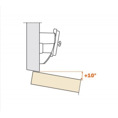 Embase Salice inclinable 