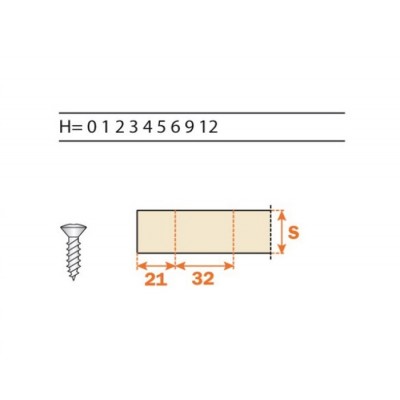 Embase Domi à fixation rapide horizontale 