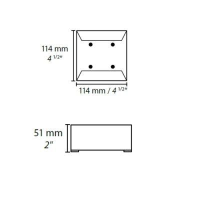 Patte de Meuble en Métal