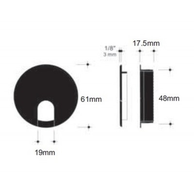 Passe fil 60 mm