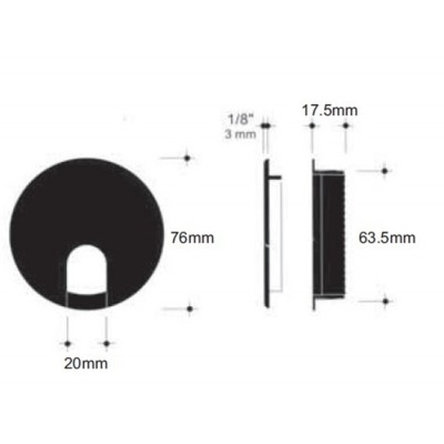Passe fil 76 mm