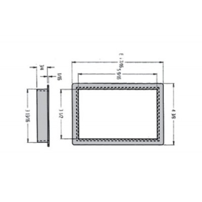 Passe-fil rectangulaire 