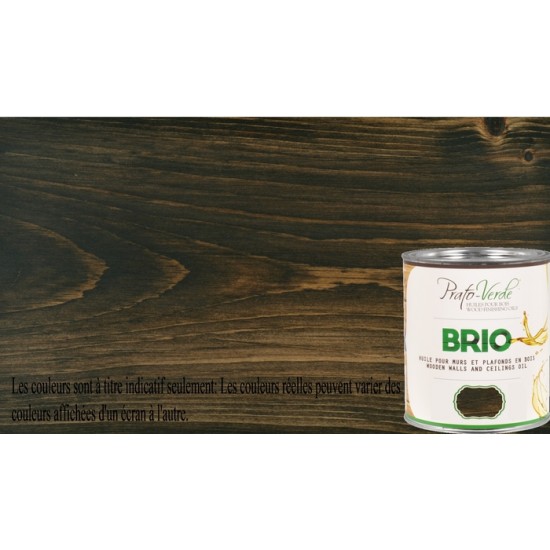 Huile pour murs et plafonds Brio-Charbon