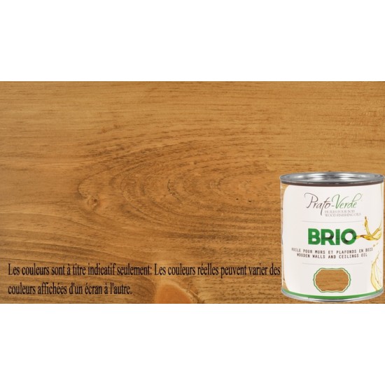 Huile pour murs et plafonds Brio-Brun érable