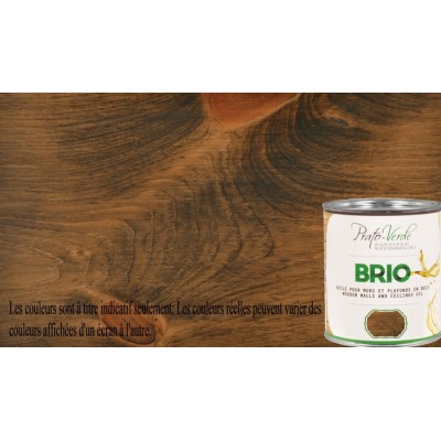 Huile pour murs et plafonds Brio-Chêne foncé