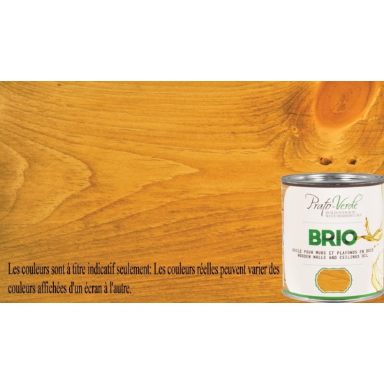 Huile pour murs et plafonds Brio-Vieux pin