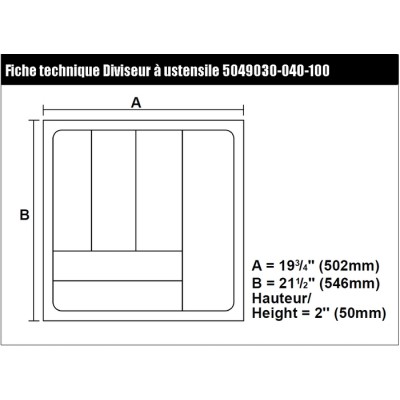 Diviseur à Ustensiles 