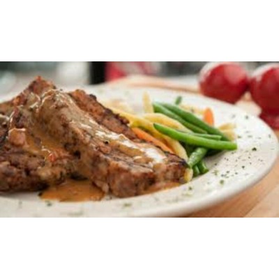 Pain de viande de luxe avec purée de pommes de...
