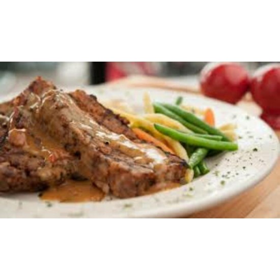 Pain de viande de luxe avec purée de pommes de terre