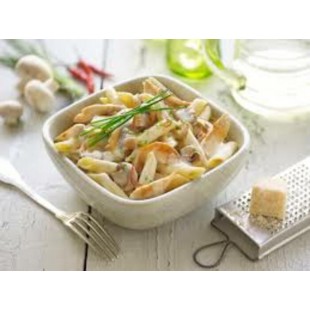 Pennenes au poulet et aux légumes