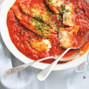 Filet de sole à la créole avec riz blanc
