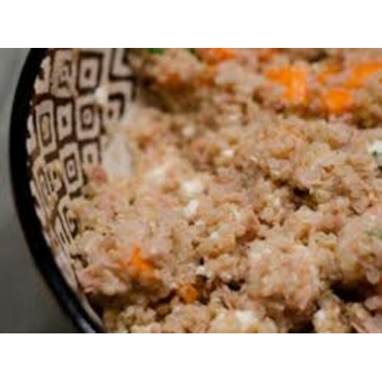 Thon en sauce sur lit de riz