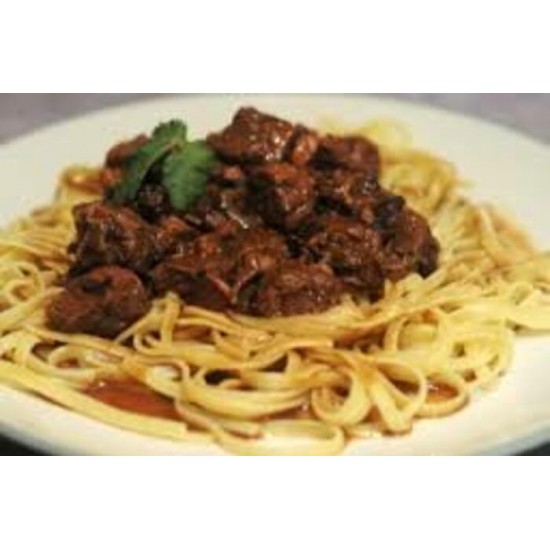 Boeuf bourguignon/nouilles aux oeufs