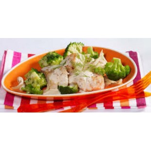 Ragoût de poulet et brocoli sur riz