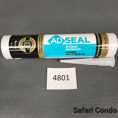 Scellant 100% silicone /intérieur et extérieur - ADSEAL 