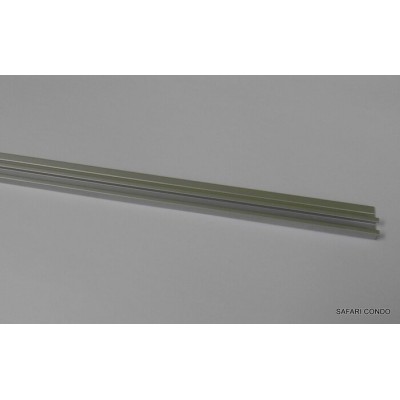 Rail pour rideau / aluminium