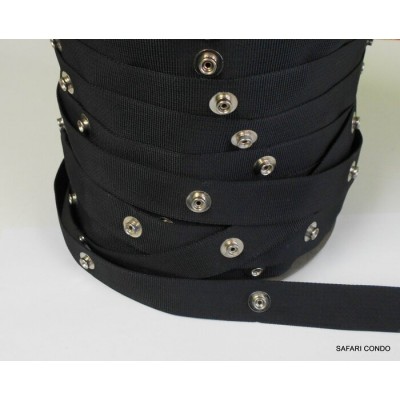 Bande de boutons-pression pour rideaux