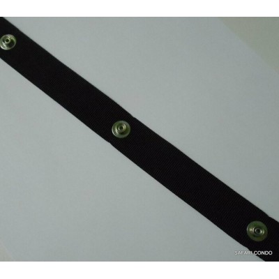 Bande de boutons-pression pour rideaux